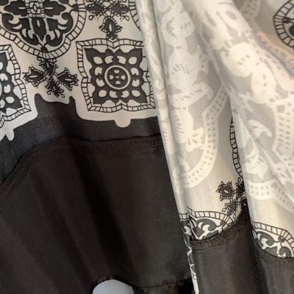 Fun Flirty Special Occasion Dress Size 10 Black Handkerchief Skirt Lined… - Picture 12 of 14